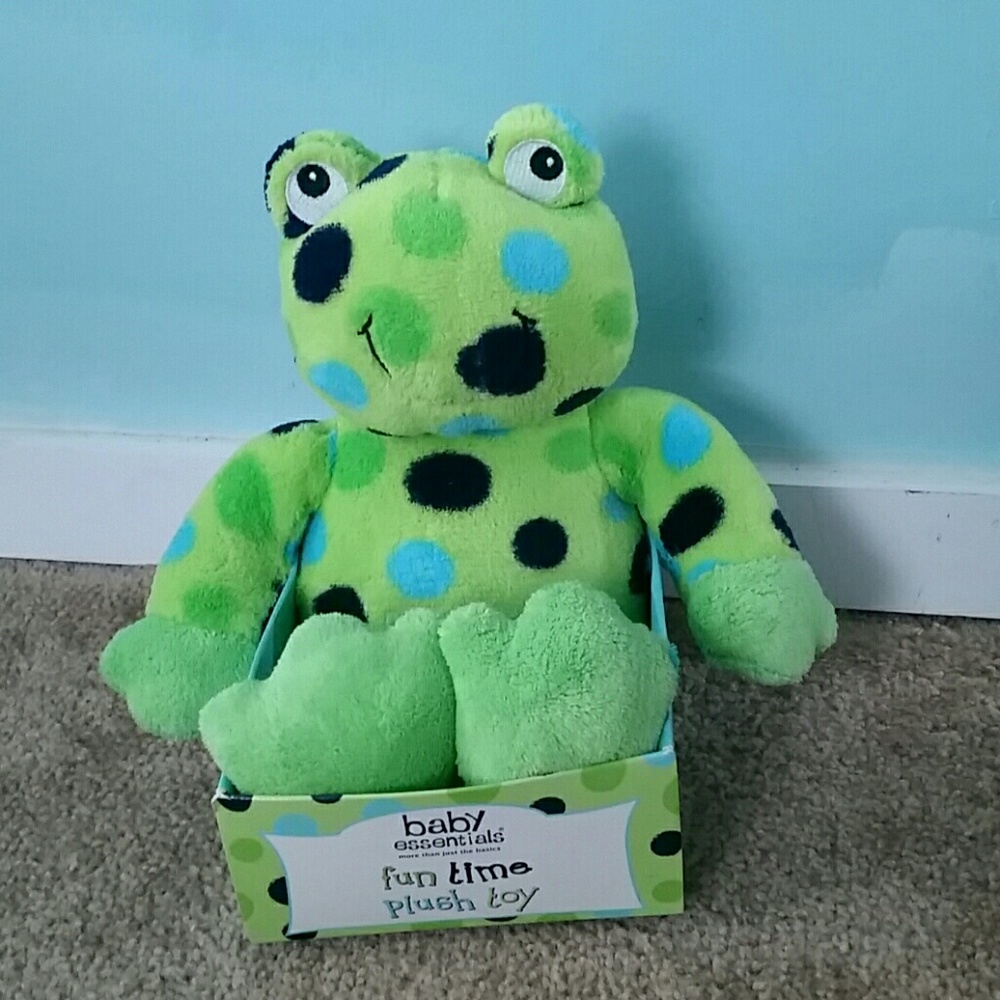 Sold Out.  New in box Plush Stuffy Frog